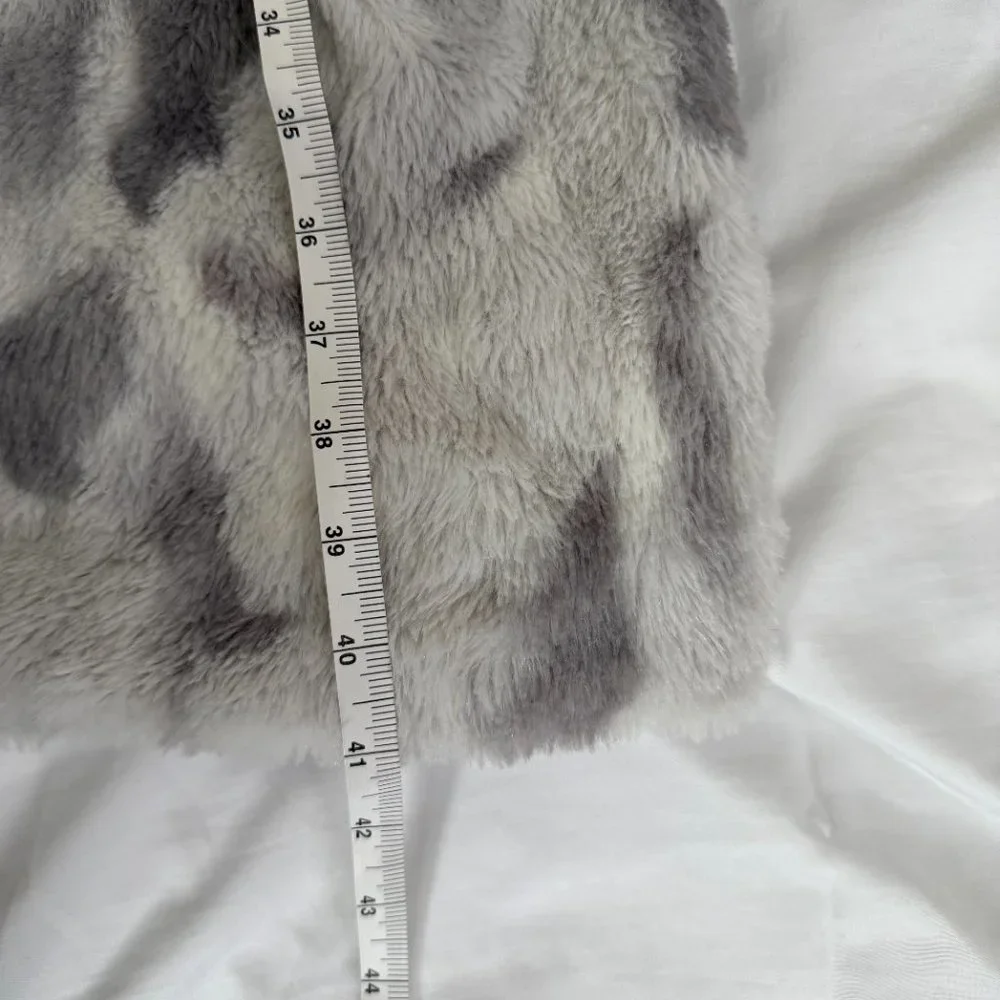 Target Winter Home Long Robe - White/Grey - Picture 13 of 13